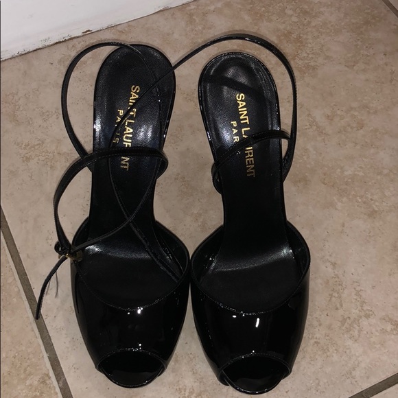 Yves Saint Laurent Shoes - NEW Saint Laurent black patent heels